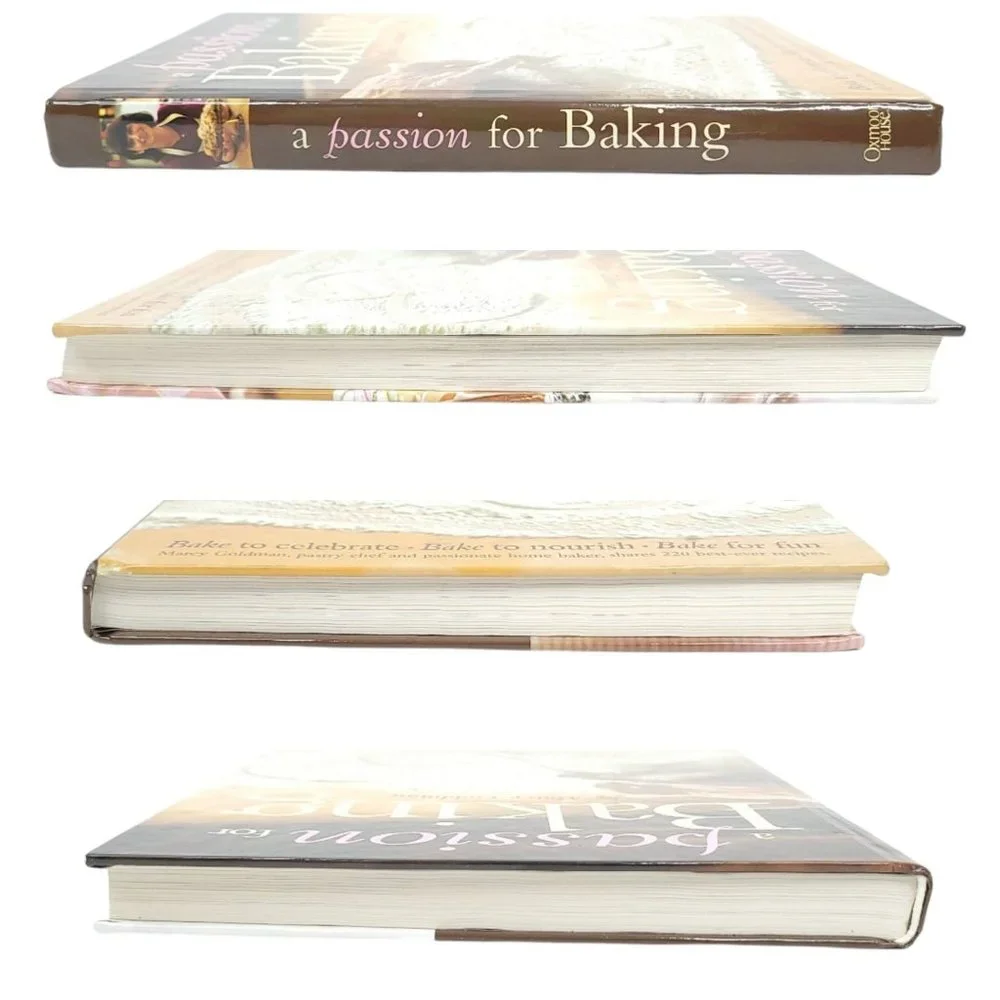 A Passion For Baking Marcy Goldman Cookbook Hardcover 220 Recipes Oxmoor House